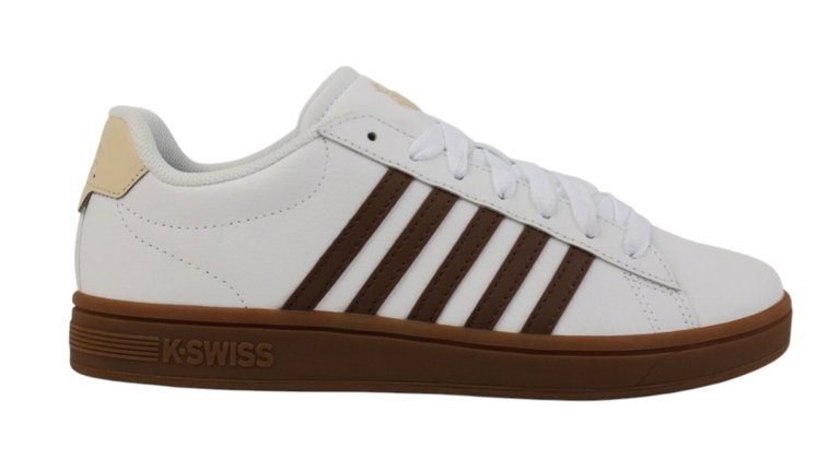 KSwiss Sneaker Court Tiebreak II (Leder) 2025 cremeweiss/braun Herren